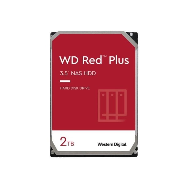 - Western Digital - WD Red WD20EFPX - hårddisk - 2 TB - SATA 6Gb/s