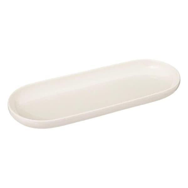 Oval Presentation Plate "Nora" 23cm Vit