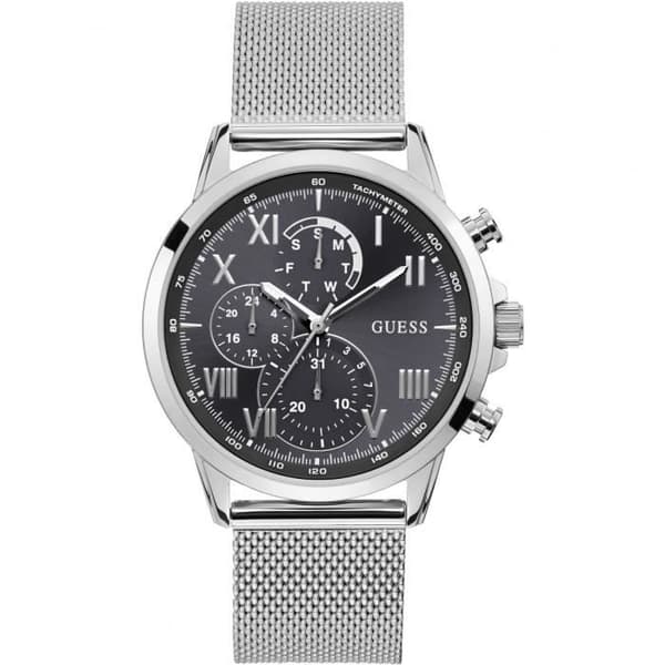 Klocka - Guess - W1310G1 - Quartz - Rostfritt stål - Analogisk Silvergrå