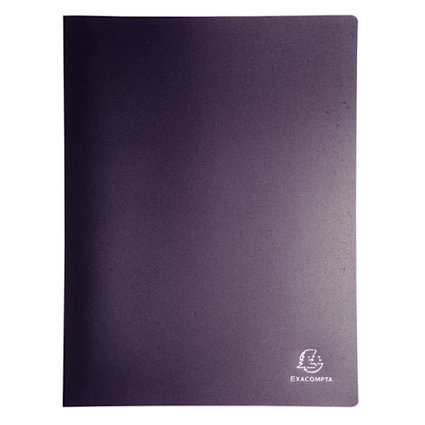 Pack med 10 A4 fackmappar PP 40 sidor assorterade.
