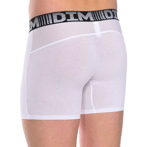 2-pack Långa Boxers 3D Flex Air[] Herr Vitt stål/vit tre