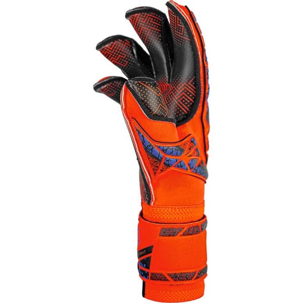 Reusch Attrakt Gold X Evolution GluePrint målvaktshandskar - hyper orange/elektrisk blå/svart hyper orng/elec blue/bck 10