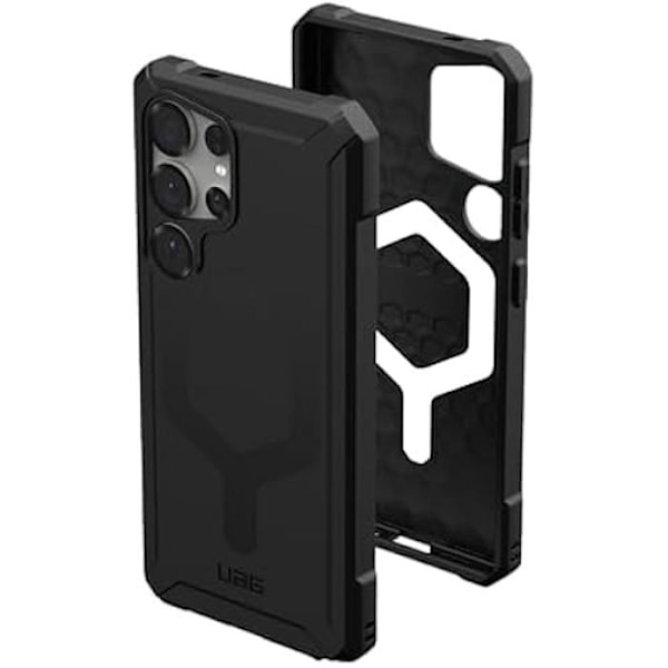 URBAN ARMOR GEAR Essential Armor MS Skal Samsung Galaxy S25 Ultra Coque ("Designad för Samsung" certifierad, Trådlös laddning / Svart