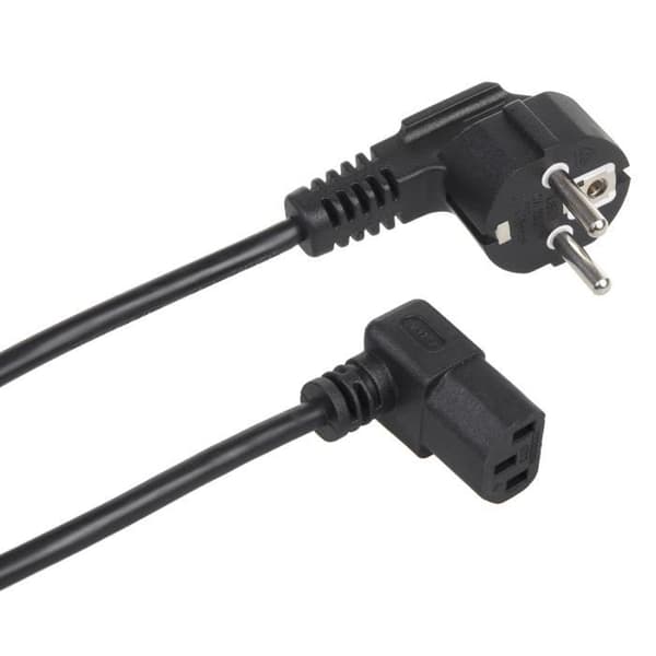 Strömkabel - Maclean - MCTV-851 - Böjd - 1,5m - 3 stift EU