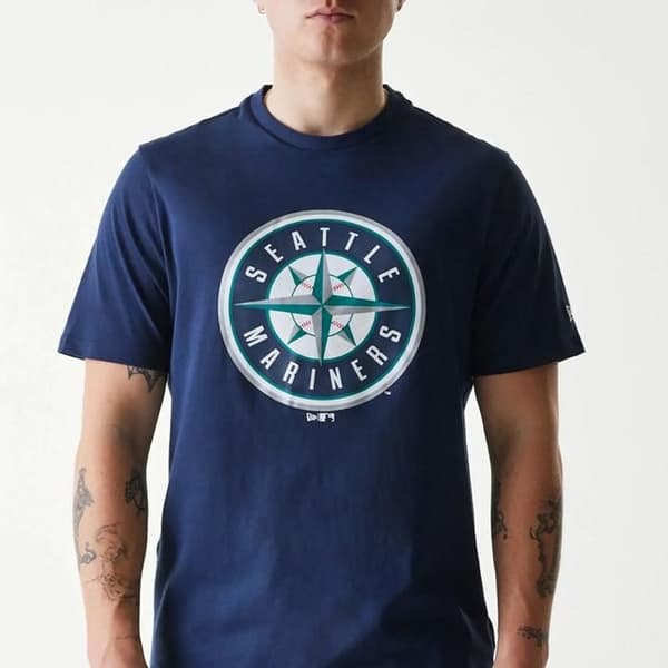 T-shirt Mariners Nos MLB Regular - obsidianblå obsidianblå M