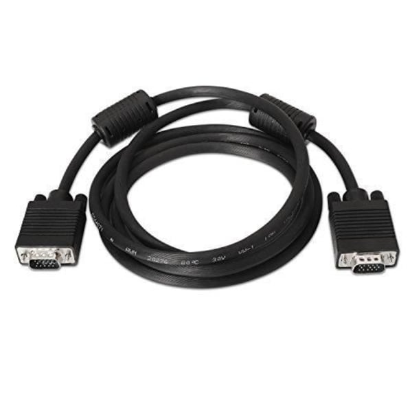 AISENS VGA-kabel 3 m VGA (D-Sub) Svart - VGA-kablar (3 m, VGA (D-Sub), VGA (D-Sub), hane, hane, svart) - A113-0072