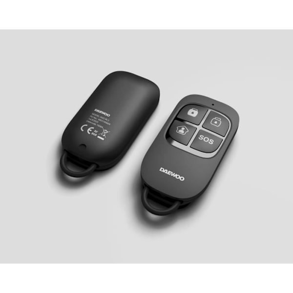 DAEWOO WRC501 fjärrkontroll för SA501 larmsystem - RF868 Mhz anslutning med styrenheten - Till/avaktivera Vit