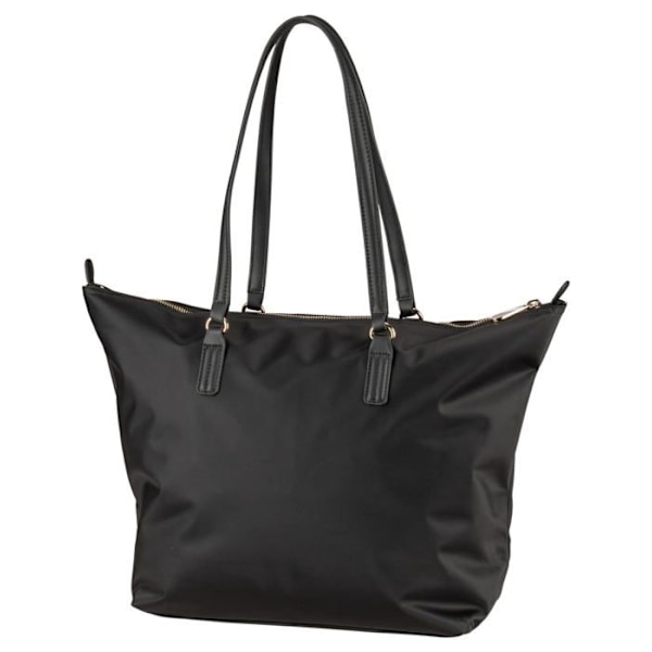 Sac shopping - tote bag Tommy Hilfiger - AW0AW15639 - Poppy TH Tote, fyrkantig väska dam, svart (Black), OS