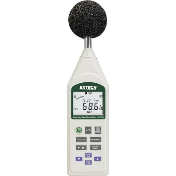 Ljudnivåmätare - Extech - 407780A - Datalogger - LEQ och SEL mätning