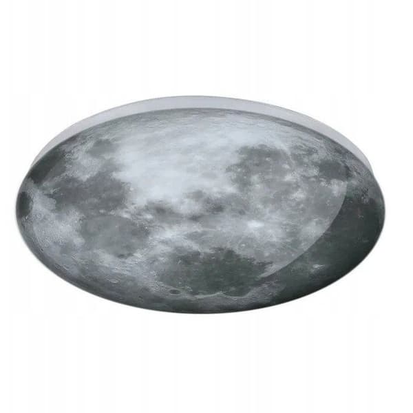 Plafondslampa - Luna LP-1106/1C - LED 24W - Grå - Modern cirkulär design
