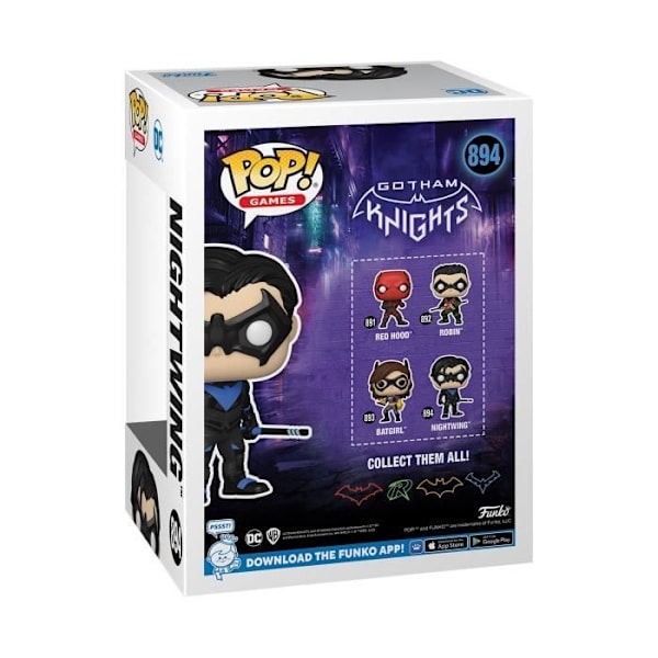 Figur - Funko - Gotham - Grå - Batman - Pop ! Flerfärgad