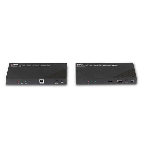 LINDY KVM HDMI 4K60-extender över RJ45 HDBaseT upp till 100m - Ljud / IR / RS232