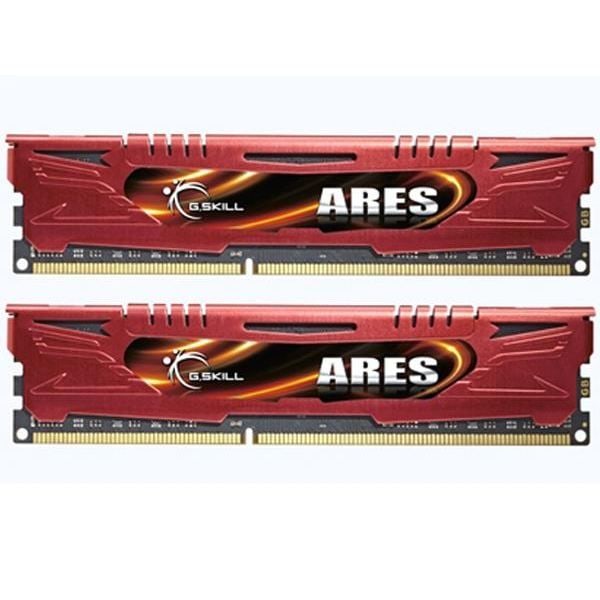 G.SKILL RAM PC3-12800 / DDR3 1600 Mhz - F3-1600C9D-16GAR - DDR3 Performance Series - Ares - Låg profil