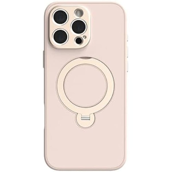 Coque - MOSHI - Kameleon - iPhone 16 Pro Max - Läder - Skydd mot repor - Magnetiskt ring Vanligt rosa