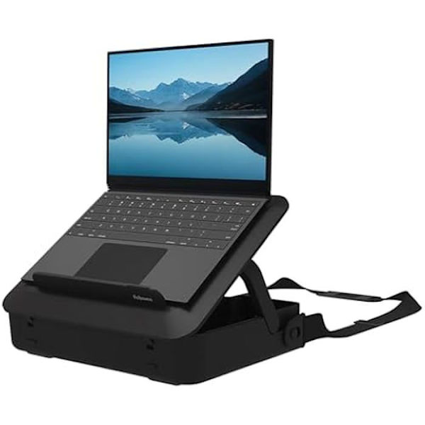 Fellowes Breyta Design 2-i-1 ergonomisk förvaringslåda med 5 höjdjusteringar - Idealisk för hybridarbete - 100 %