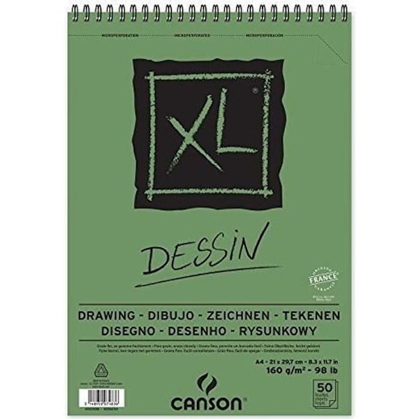 CANSON Spiral Album 50 ark XL® Ritning A4 - 160 g