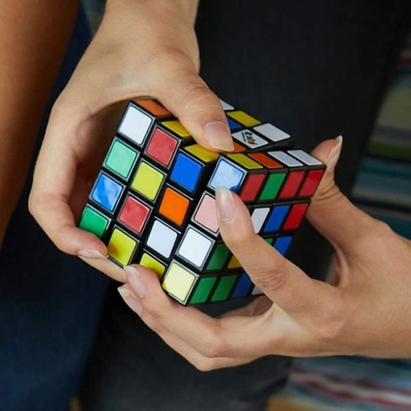 RUBIK'S - RUBIK'S CUBE 4x4 - Pusselkubpusselspel med färgade block - Hjälper till med muskelminnet