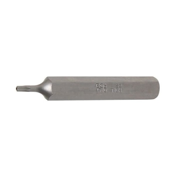 Bit 10 mm (3/8") T-profil (för Torx) med T10-hål