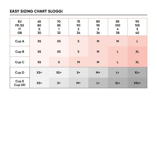 Sloggi BH - 10205605 - S by Seven Soft Bra Dam BH Röda Mars M