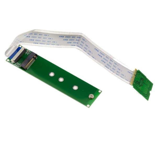 KALEA-INFORMATIQUE Riser förlängare M.2 - Adapter Riser M2 M Nyckel till M2 E A Nyckel Längd 20cm