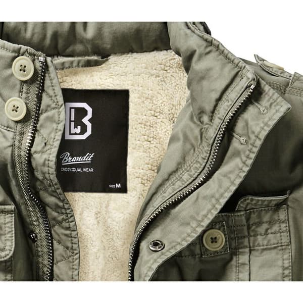 Brandit Britannia vinterjacka oliv M
