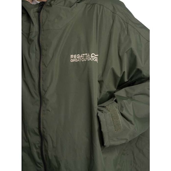 Vattentät poncho för blöjbyte - Regatta - Grön - 100% Polyester - Man - Höst/Vinter mörk khaki - 41c L/XL