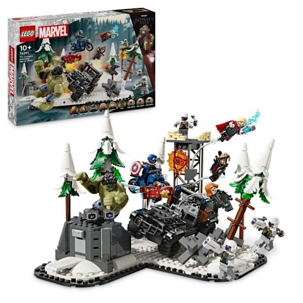 LEGO® Marvel 76291 Avengers Assemble: Age of Ultron, Superhero Minifigures Flerfärgad