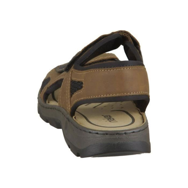 Sandaler - RIEKER - 2615625 - Brun - Läder - Storlek 43 kastanj 44
