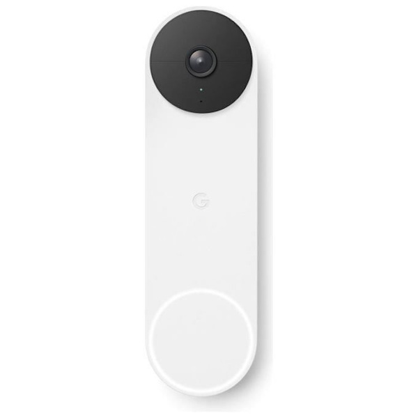Videodörrklocka - Google - Nest Doorbell - Trådlös - 720p - Avancerad identifiering Snö