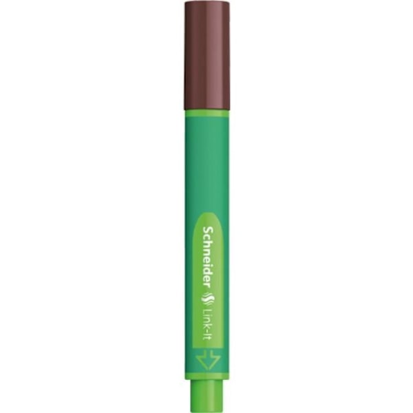 Stylo Feutre Fibre Kombinerbar - SCHNEIDER - Link-It - Topazbrun - Fin Spets - 0.4 mm Topaz-Brun