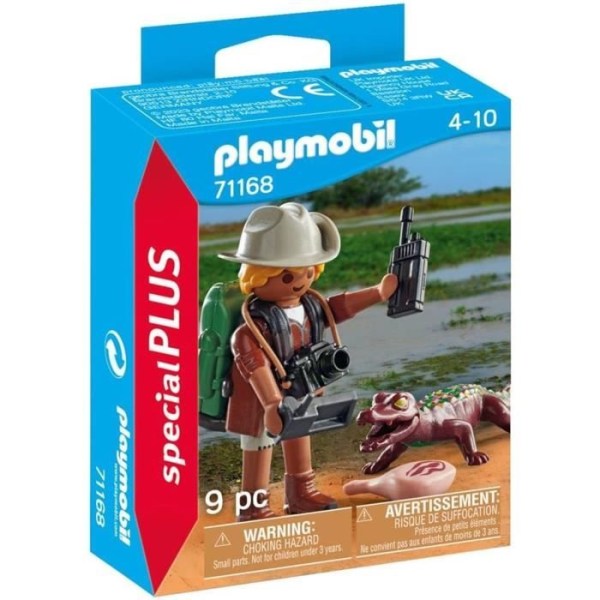 PLAYMOBIL 71168 Family Fun - Explorer och Alligator