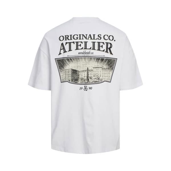 T-shirt Jack & Jones Santorini Grafik kritvit M