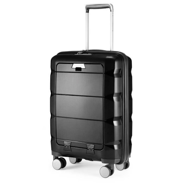 HAUPTSTADTKOFFER -Britz- Handbagage med laptopfack Vagn, TSA, 4 hjul, 55 cm, 34 l svart Svart