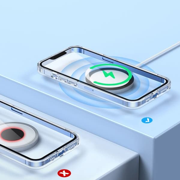Rosa metallisk magnetring för smartphone, 2-pack. Ros