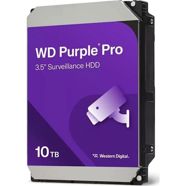 Wd intern hårddisk - WD102PURP - Purple Pro 10 TB 3 5 SATA 102PURP hårddisk
