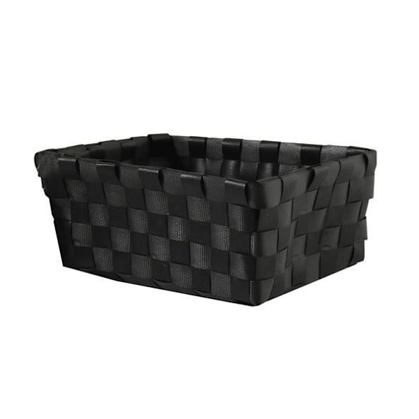 MSV Förvaringskorg 19x14x8cm Svart