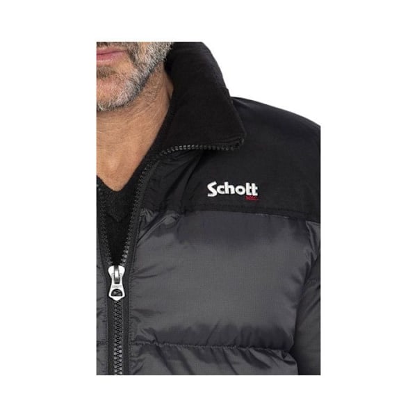 Blouson Man - Schott - Utah - Polyester - Antracit - Vuxen Antracit S