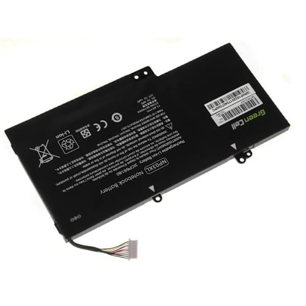 Gröncellsbatteri HP NP03XL NPO3XL 761230-005 760944-421 760944-241 HSTNN-LB6L för HP Envy x360 15-U 15-U002NF 15-U101NF 3400mAh