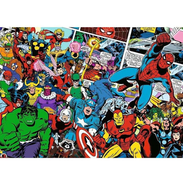 1000 bitars pussel - Ravensburger - Utmaningspussel Marvel - Blandat - Från 14 år Flerfärgad