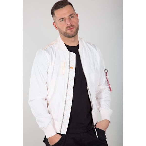 Jacka - Alpha Industries - MA-1 Parachute - Vit - Man - Vuxen Vit M