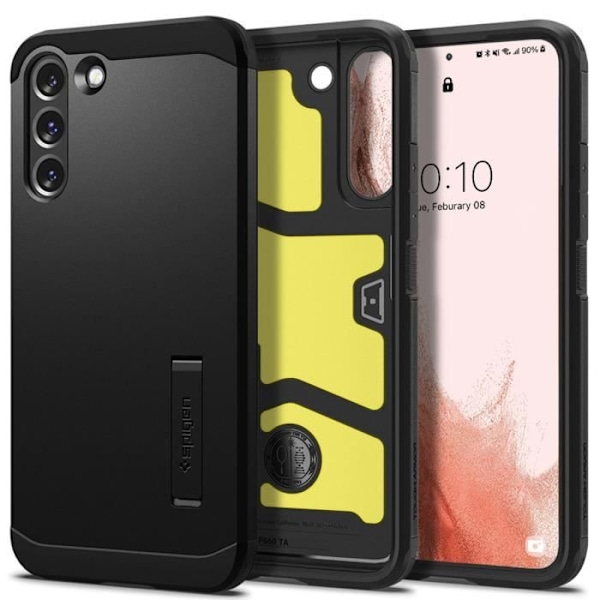 Fodral - SPIGEN - Tuff rustning - Svart - Dual Layer Protection - Integrerat stöd Svart
