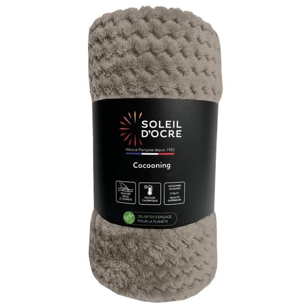 Filt 220x240 cm COCOONING taupe, av Soleil d'ocre Mol