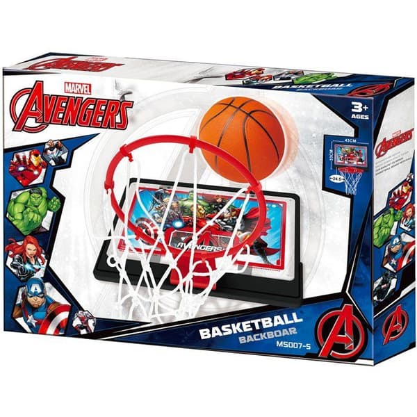 Basketkorg - MARVEL - Avengers - Väggmontering Blå