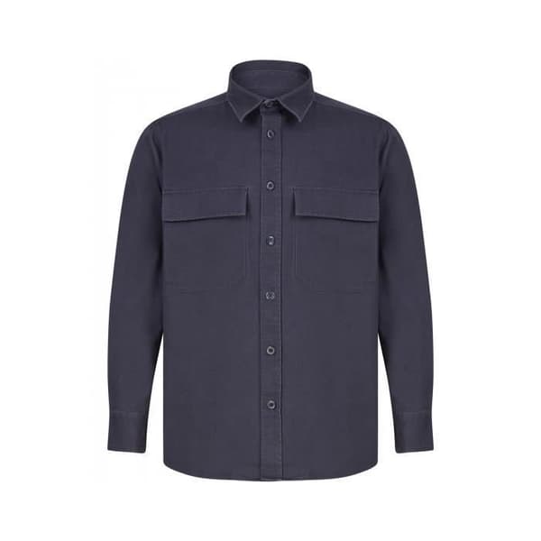 Front Row Drill Overshirt - marinblå - S Marin XS