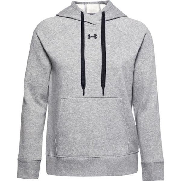 Under Armour Rival Fleece HB Luvtröja dam - ljusgrå/svart/svart - XS Ljusgrå/svart/svart jag