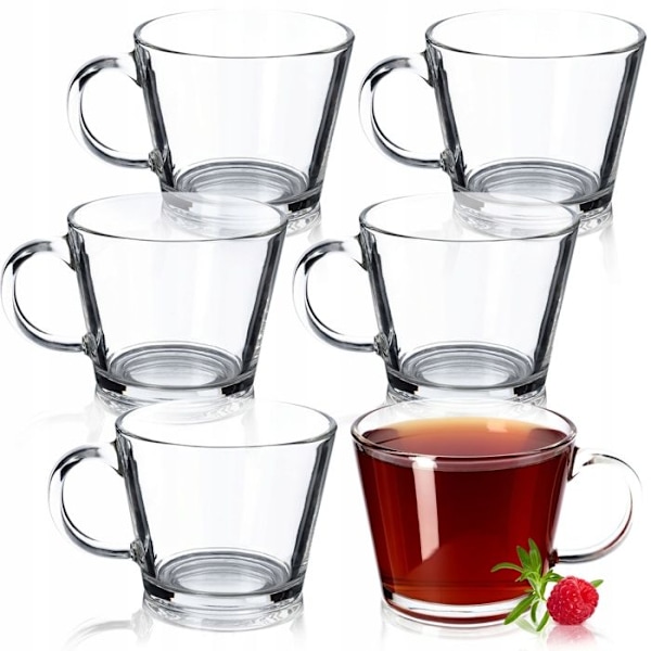 KADAX glas för drycker, tejuice, 6 stycken, 380 ml
