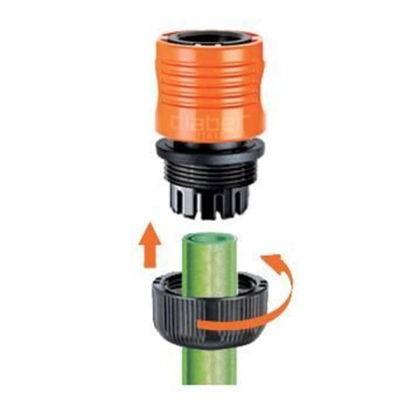 Automatisk anslutning - Ej specificerat - 1/2' - Rakt - Rör Ø 12-17 mm - 12 mm