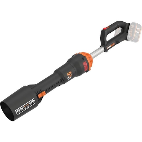 Batteridriven Blåsmaskin - WORX - WG585E.9 - 40V - Borstlös Motor - 3 Hastigheter