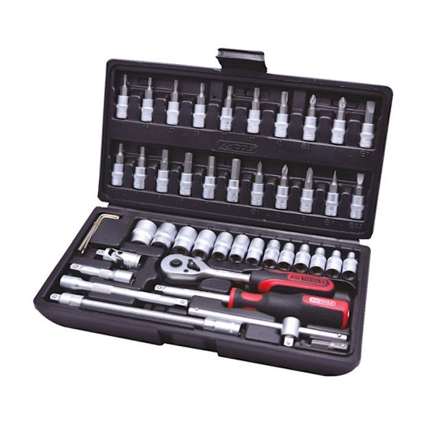 Hylsnyckelsats - KS Tools - CLASSIC 917.0648 - 48 delar - Kromvanadin - Robust låda