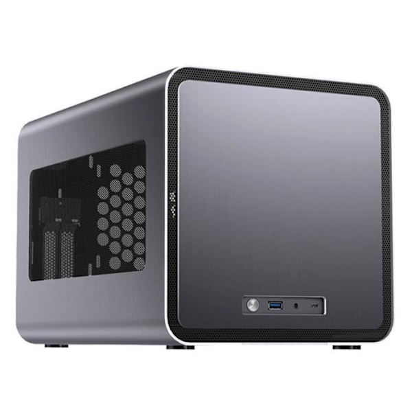Mini-ITX-chassi - Jonsbo - V8 - Grå - Kompakt - Elegant design Grå
